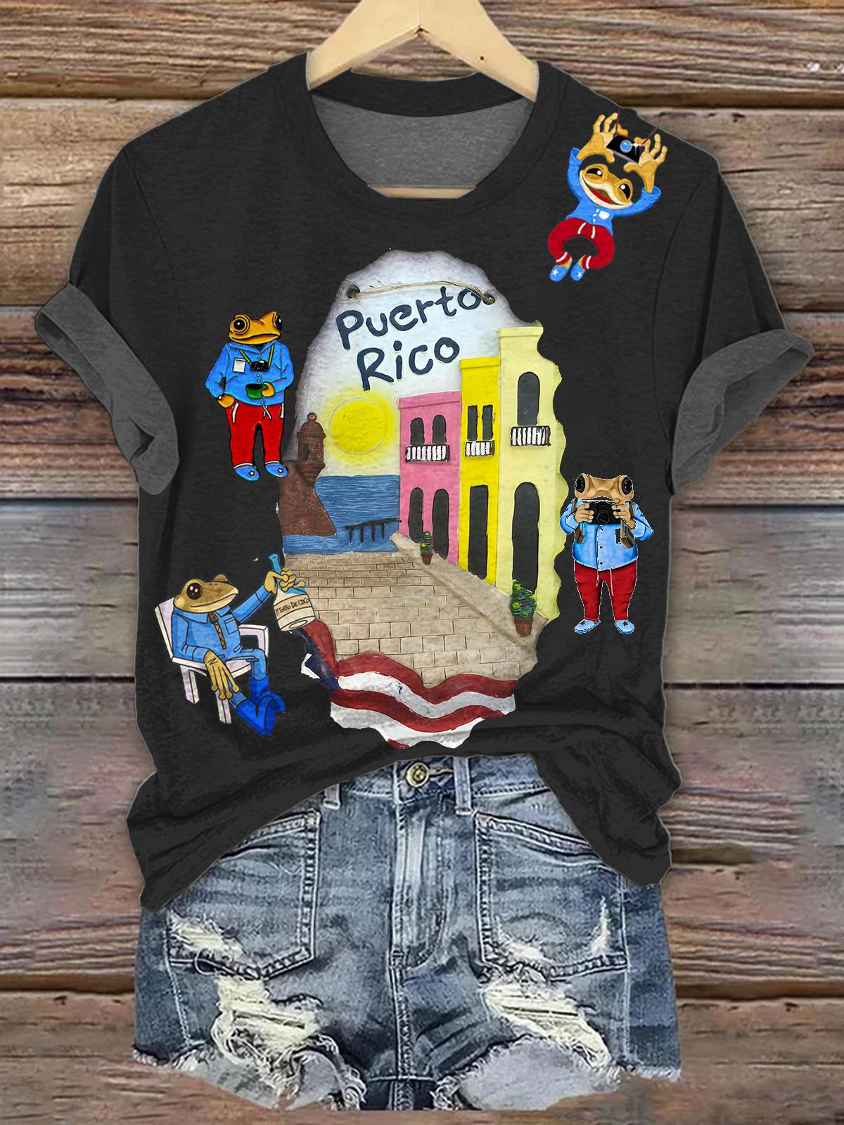Puerto Rican Singer Crew Neck T-shirt