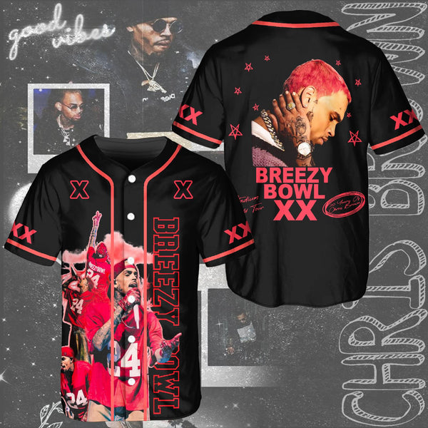 Breezy Bowl XX Tour Baseball Jersey