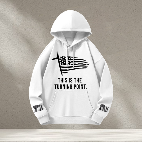 In Memory Of Charlie Kirk Loose Fit Hooded Sweatshirt With Pockets