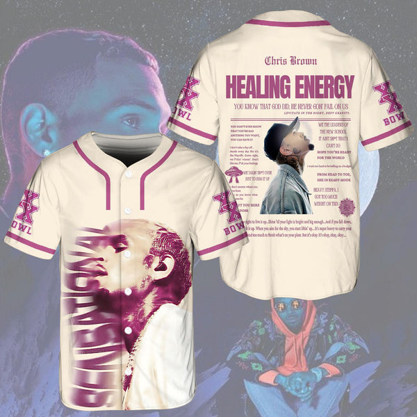 Chris Brown Breezy Bowl XX Baseball Jersey