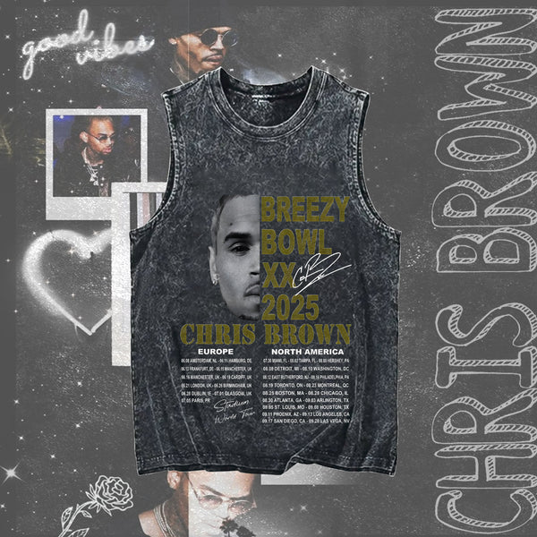 Chris Brown Concert Vintage Tank Top