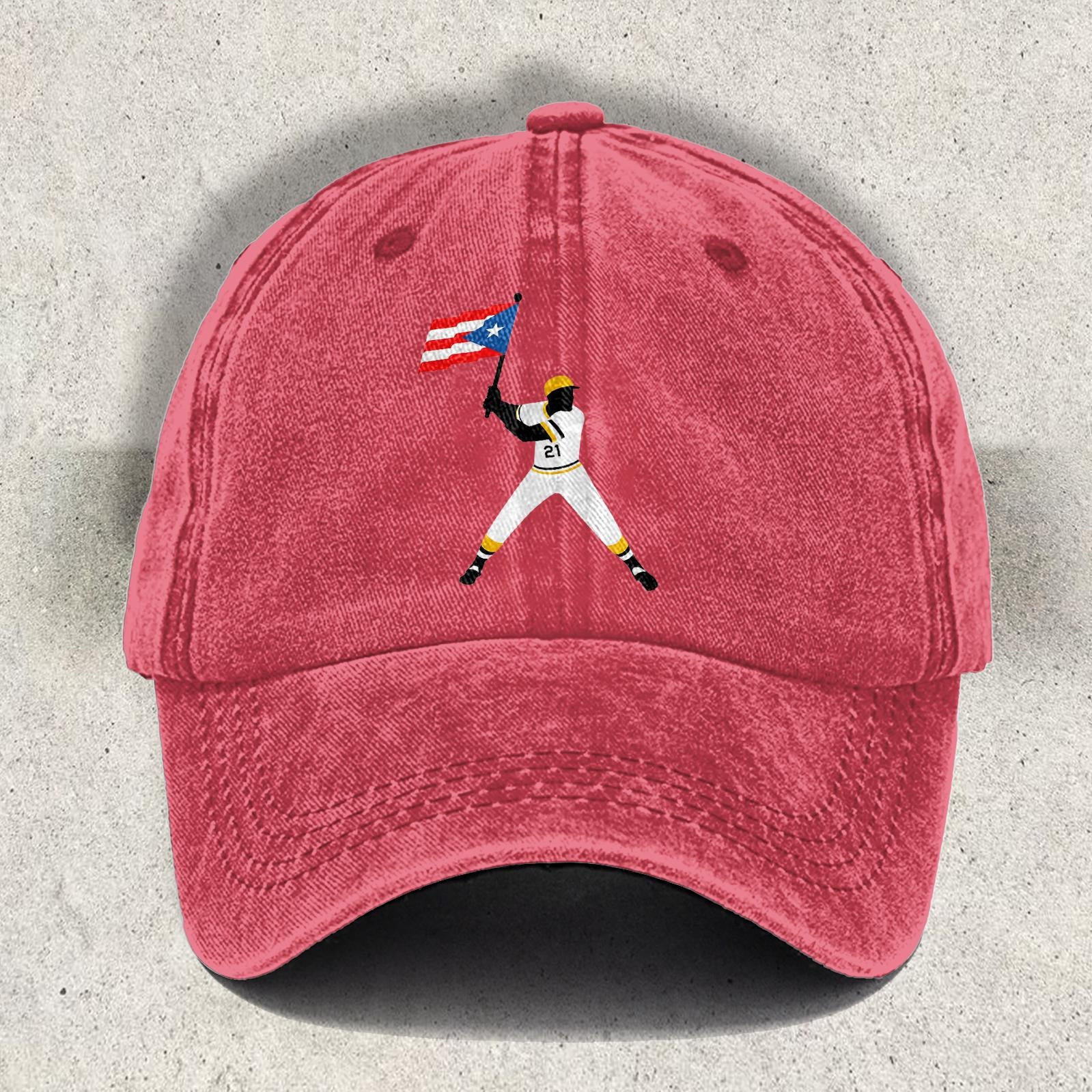 Roberto Clemente Printed Baseball Cap