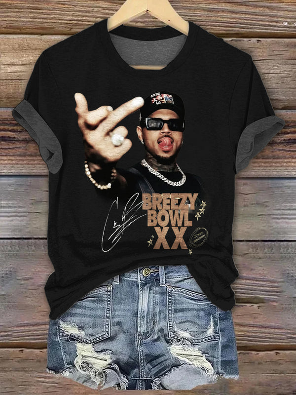 Breezy Bowl XX Tour 2025 Crew Neck T-shirt