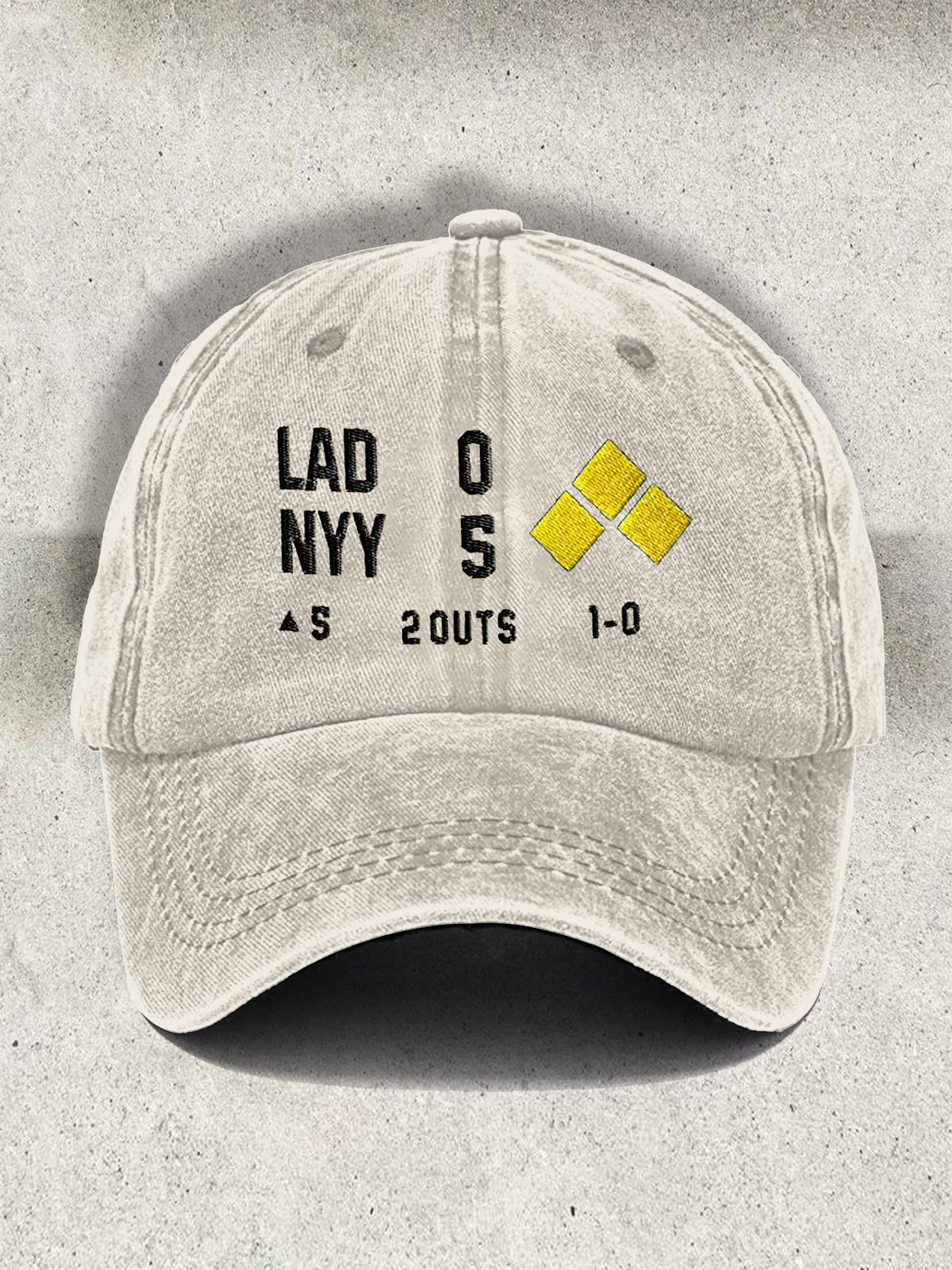 LA Dodgers World Series Game 5 Snapback Printed Baseball Cap