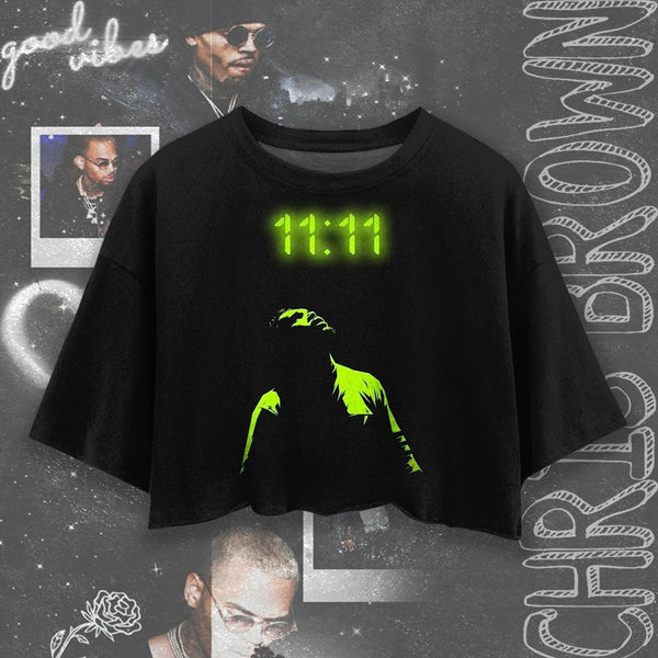 Women's Chris Brown Breezy Bowl Umbilized T-shirt