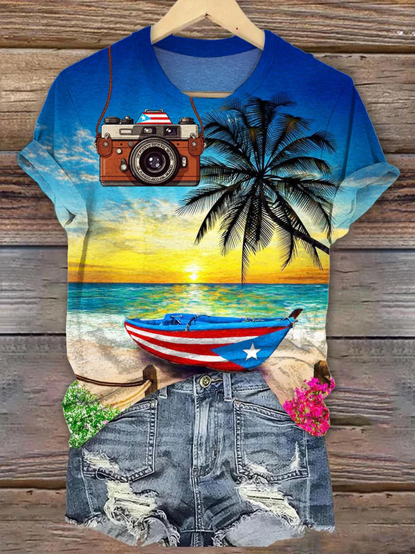 Puerto Rican Creativity Crew Neck T-shirt