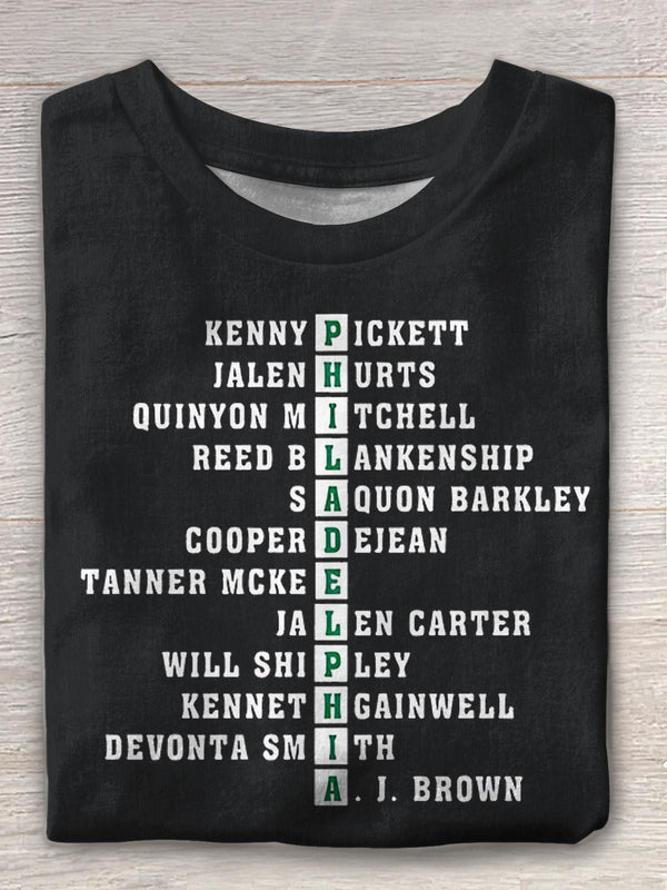 Philadelphia Football Championship Player's Edition Crew Neck T-shirt