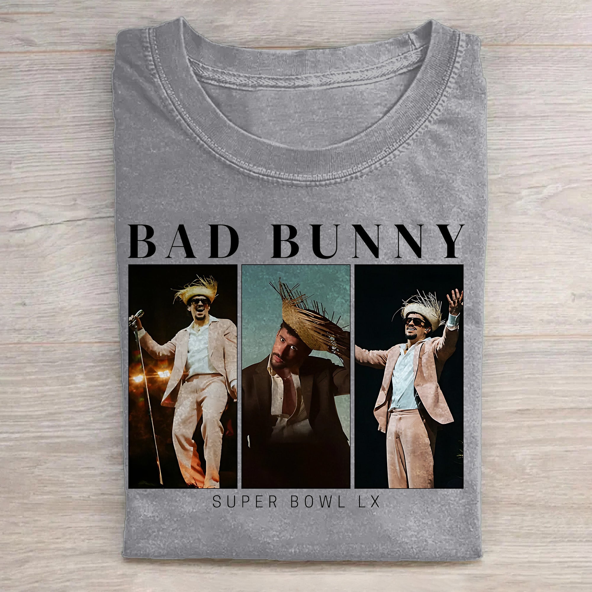 Bad Bunny Benito Bowl Washed Cotton Short Sleeves
