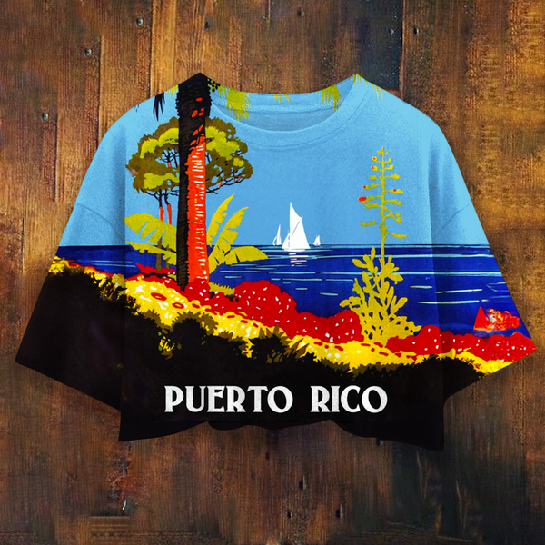 Puerto Rican Women's Umbilized T-shirt