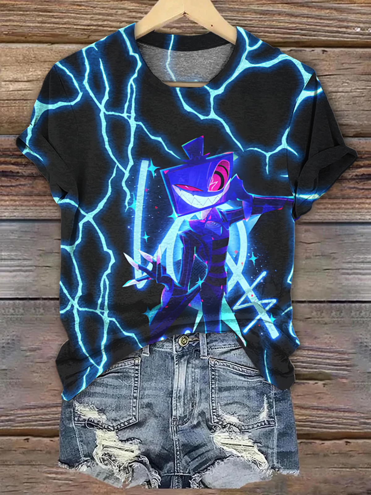 Vox Hazbin Hotel Crew Neck T-shirt