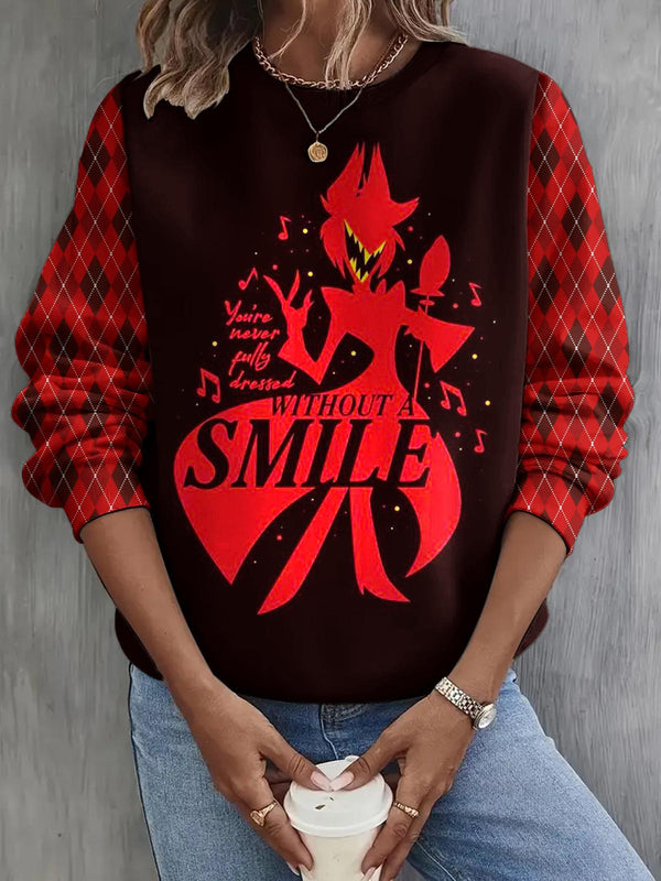 Hazbin Hotel Long Sleeve Casual Top