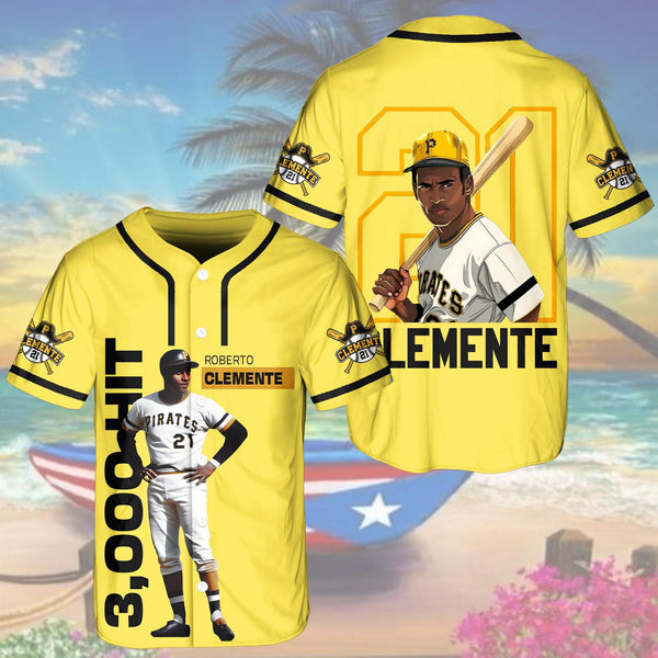 Puerto Rico Roberto Clemente Baseball Jersey