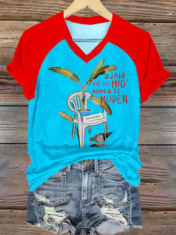 Badbunny Puerto Rico V-neck T-Shirt