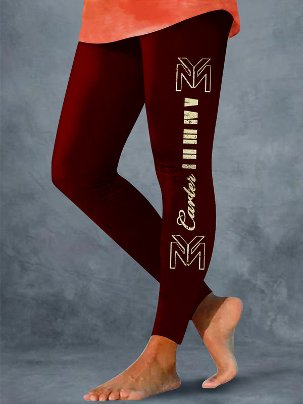 Lil Wayne The Carter VI Tour Print Leggings
