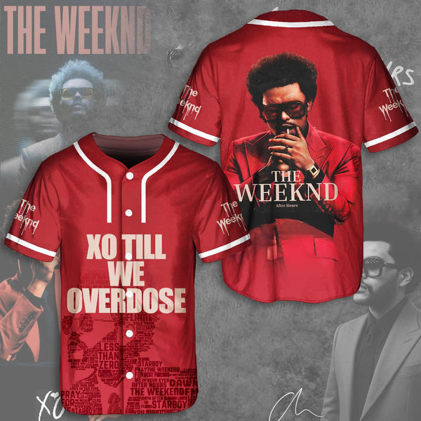 The Weeknd 2025 Tour Baseball Jersey
