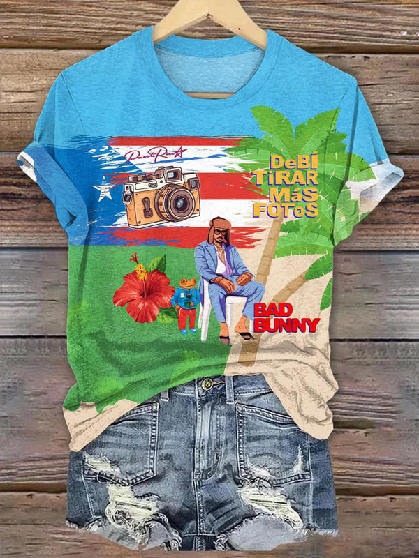 Puerto Rico Crew Neck T-shirt