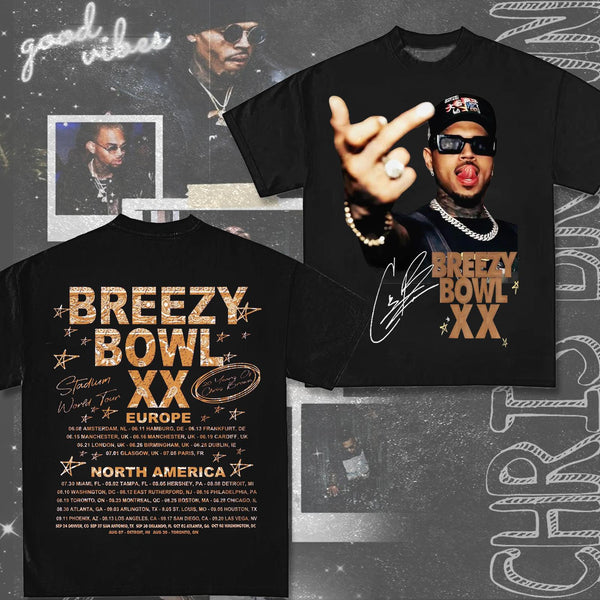 Breezy Bowl XX Tour Crew Neck T-shirt
