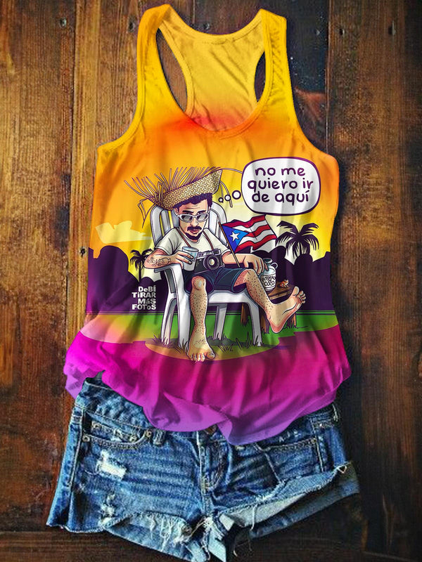 Breezy Bowl XX Tour 2025 Printed Casual Tank Top