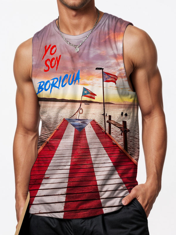 Puerto Rico Sports Crew Neck Vest