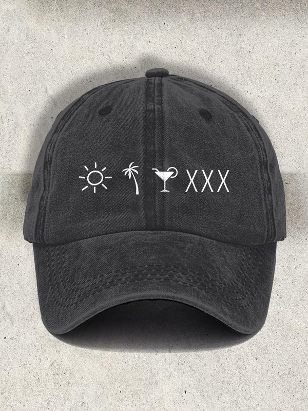 Puerto Rican Print Baseball Cap