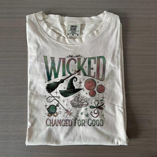 Wicked Changed For Good Crew Neck T-shirts