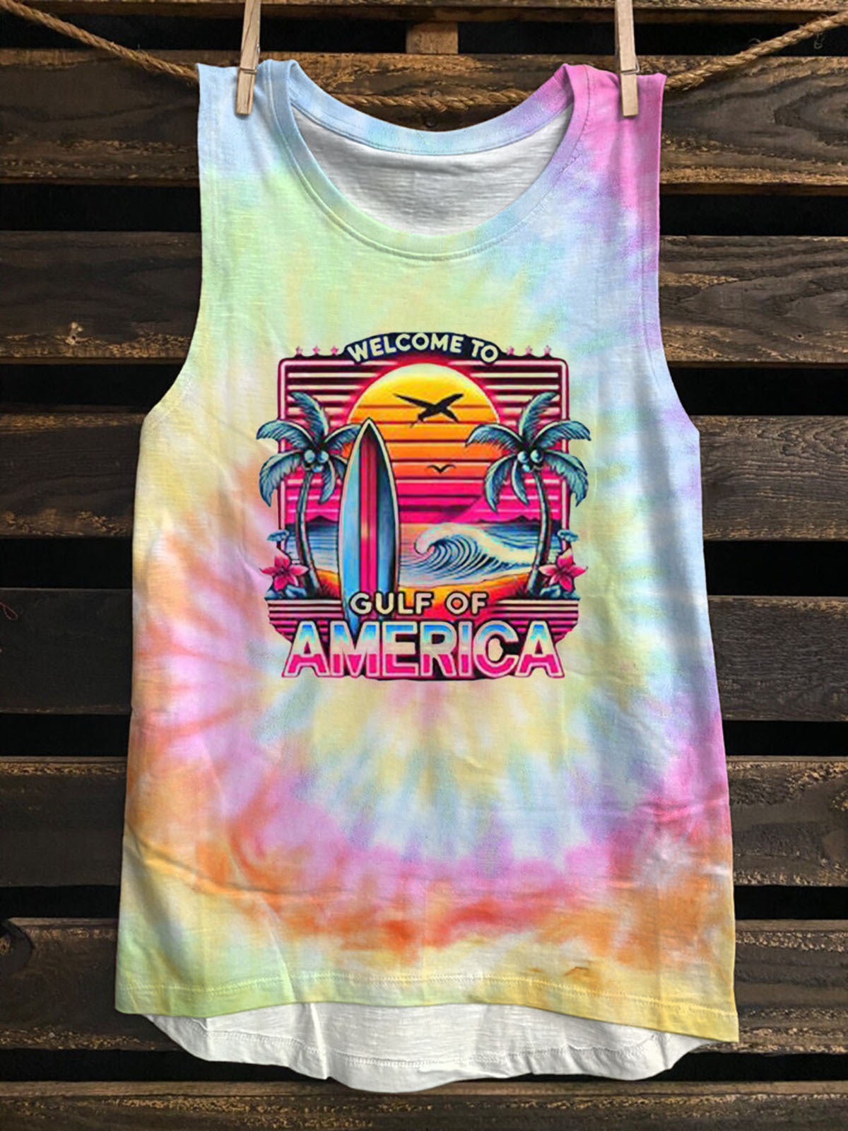 Gulf Of Mexico Painting Art Print Casual Sleeveless Top