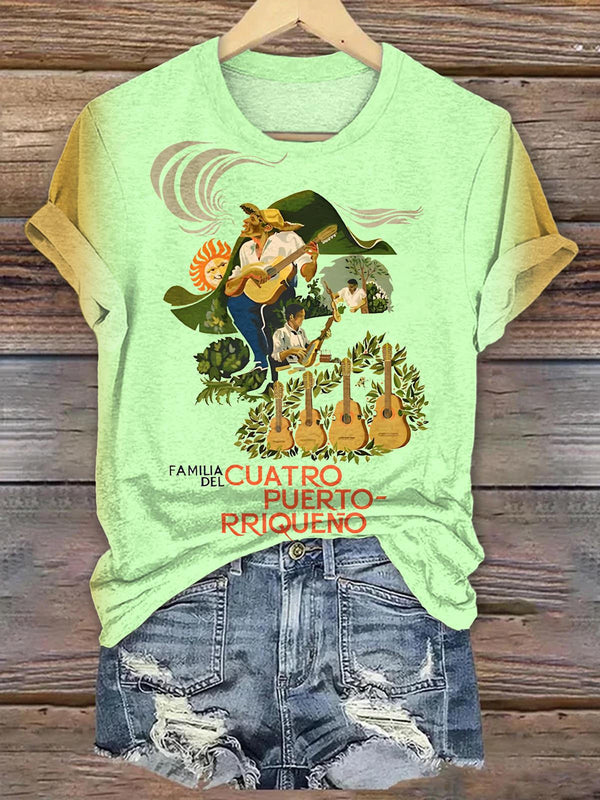 Puerto Rico Crew Neck T-shirt