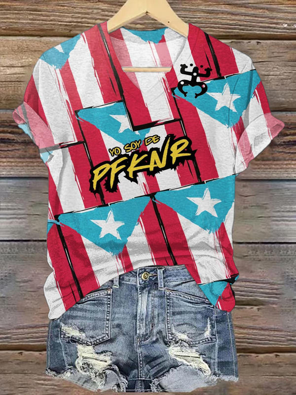 Badbunny Puerto Rico Crew Neck T-shirt