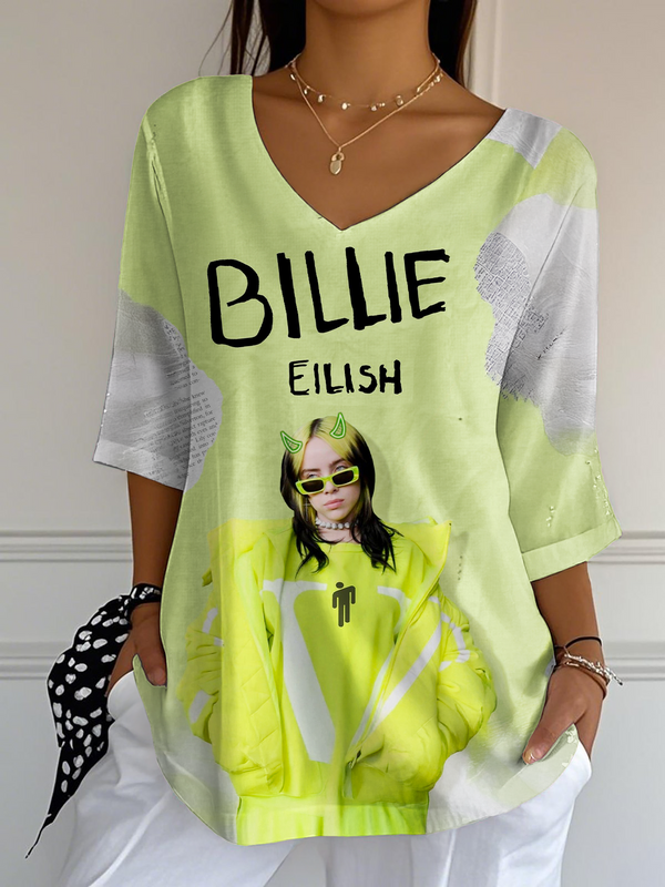 Billie Eilis Ladies Loose Short Sleeve T-shirt