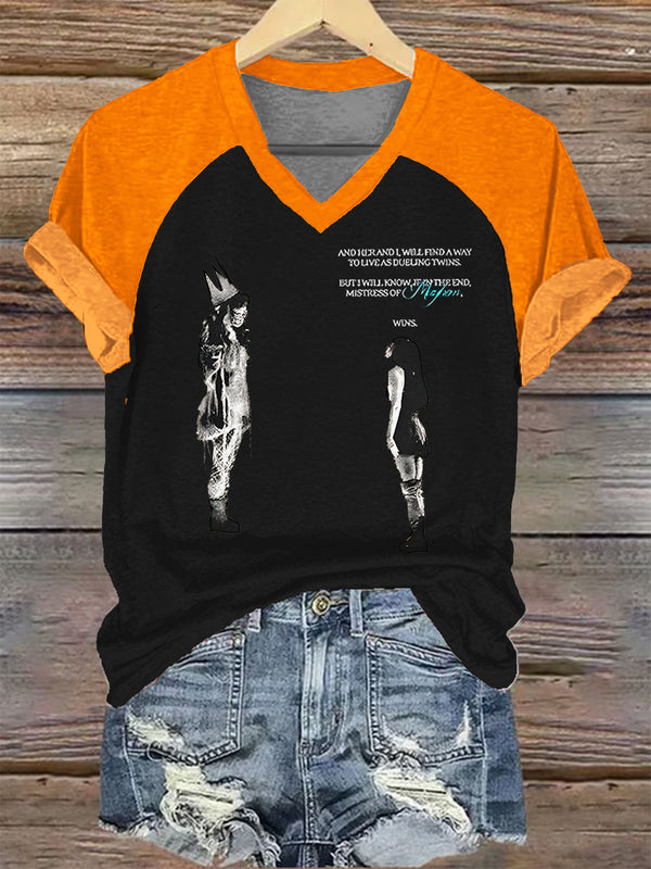 Lady Gaga Monsters Never Die V-neck T-Shirt