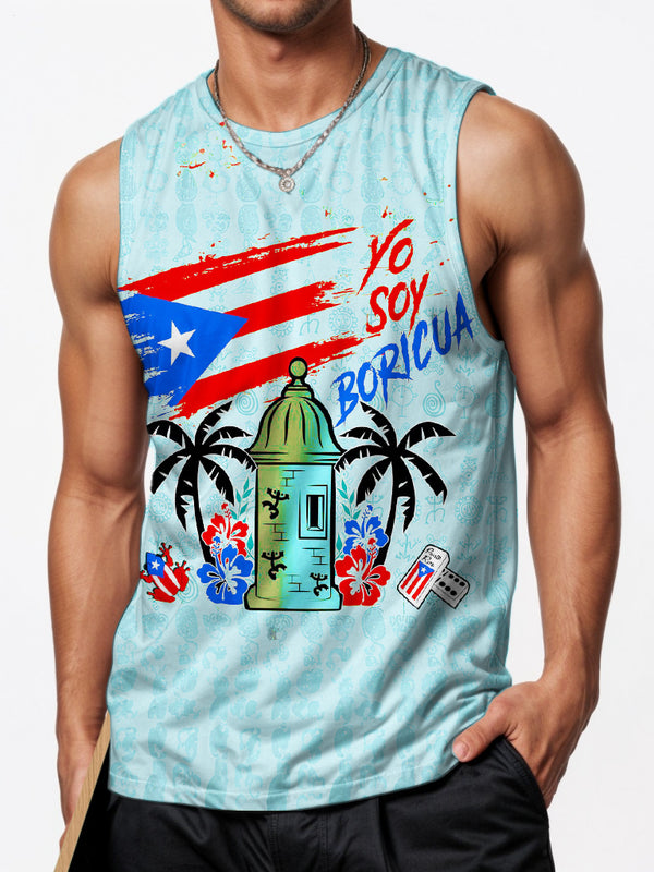 Puerto Rico Classic Sports Crew Neck Vest
