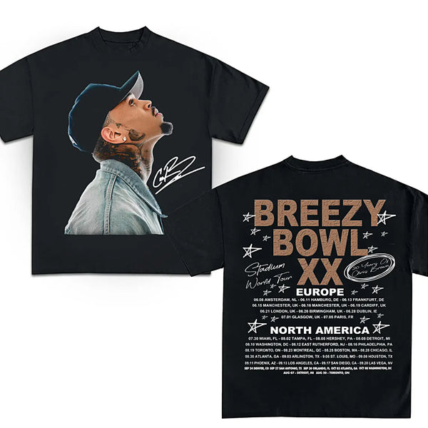 Chris Brown Breezy Bowl Crew Neck T-shirt