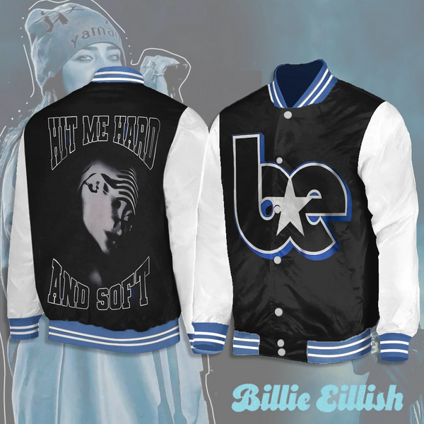 Billie Eilish Hit Me Hard And Soft Tour Shoulder Baseball Jersey