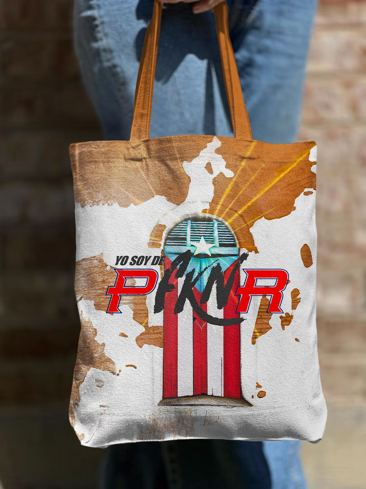 Puerto Rico Shoulder Zipper Canvas Bag（Best Seller）