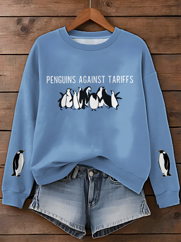 Penguin Subtle Fdtt Printed Long Sleeve Casual Top