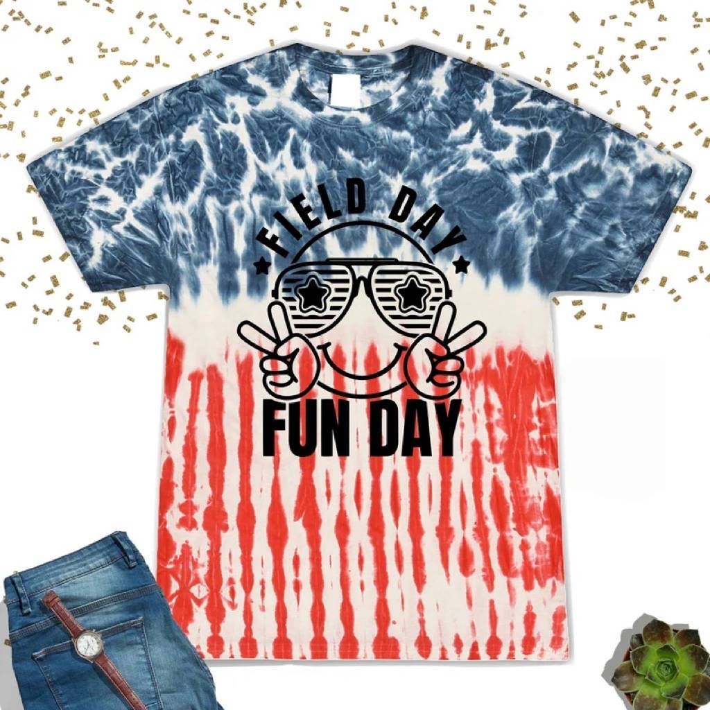 Field Day Fun Day Tie Dye Shirts