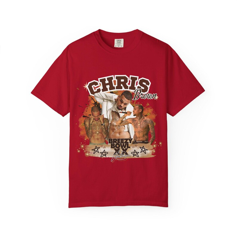 Chris Brown Breezy Bowl XX World Tour 90s Bootleg Unisex T-shirt