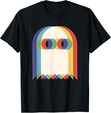 Ghost Trippy Vaporwave Halloween Techno Rave EDM Music Party T-Shirt