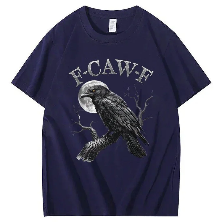 F-Caw-F Crow 100% Cotton T-Shirt