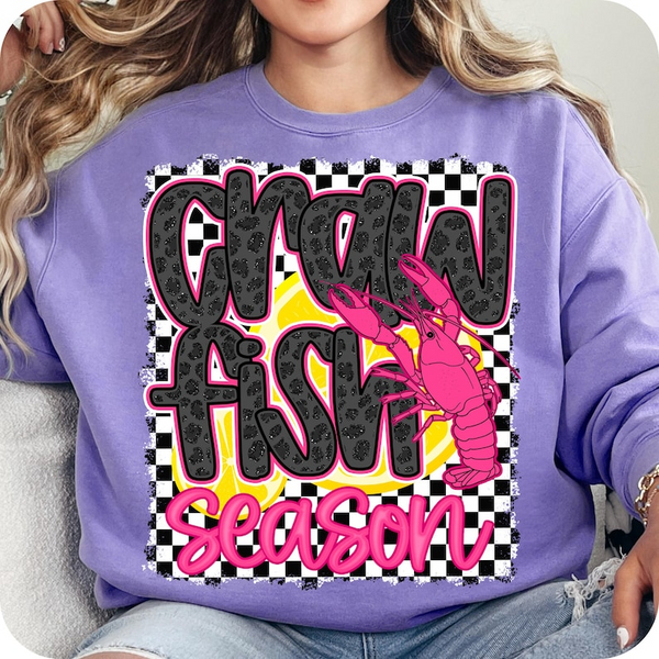 Crawfish Season Preppy Sweatshirt