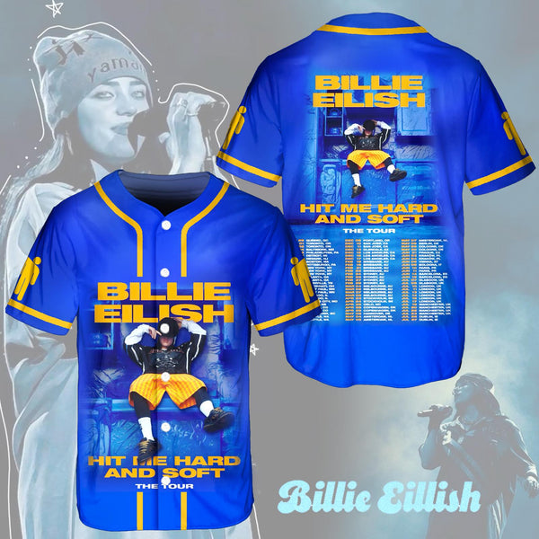 Hit Me Hard and Soft Billie Eilish 2025 Baseball Jersey