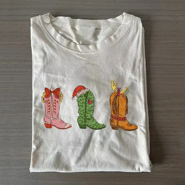 Cowgirl Christmas T-Shirt
