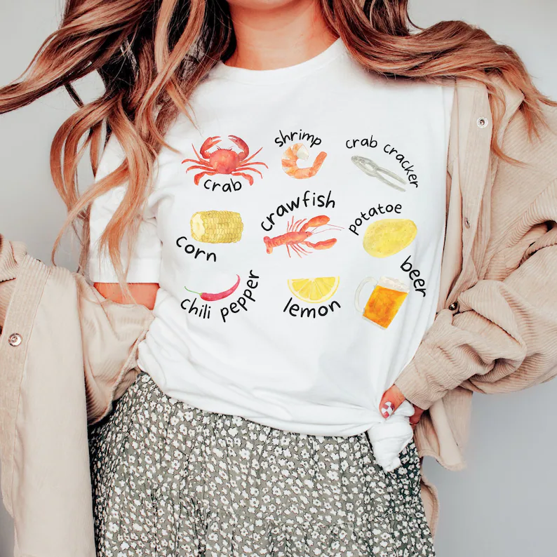 Crawfish Boil Festival Eating T-Shirt