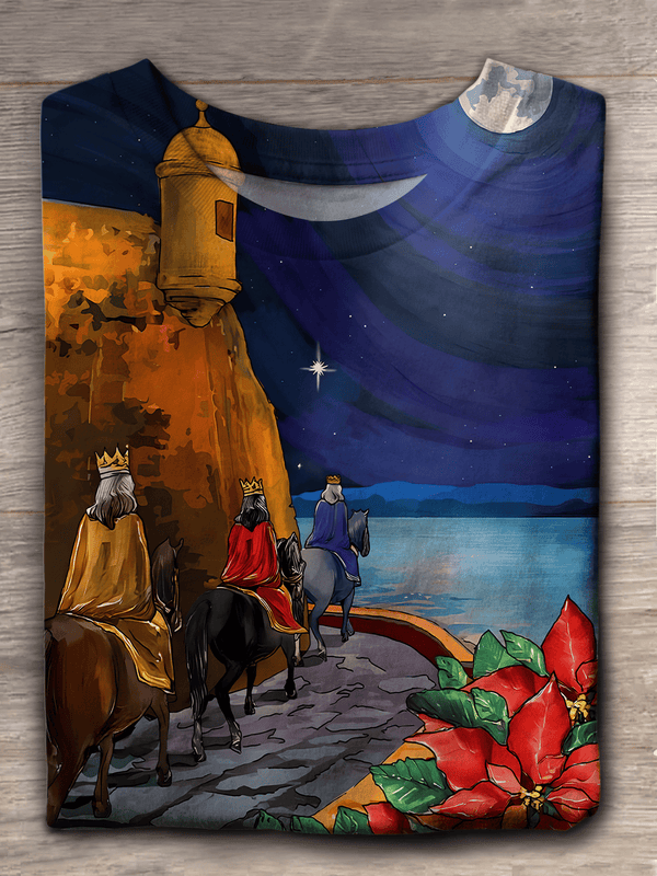 Puerto Rico Coquito and Three Kings Printed T-shirts