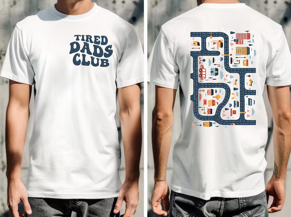 Cute Tired Dads Club Shirt