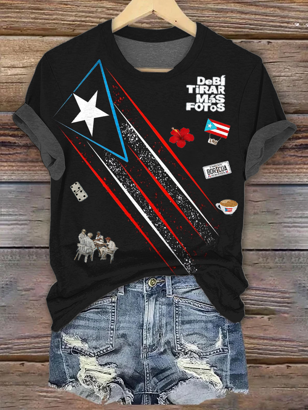 Puerto Rico Crew Neck T-shirt
