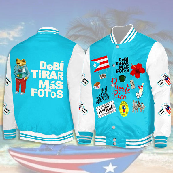 Puerto Rico Printed Shoulder Baseball Jersey