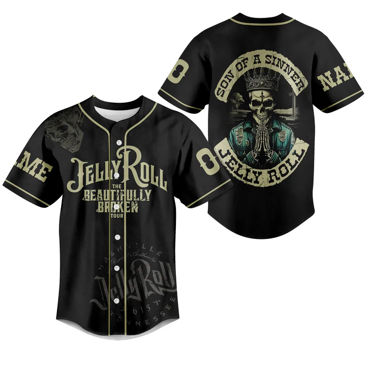 Post Malone Jelly Roll Baseball Jersey（Best Seller）