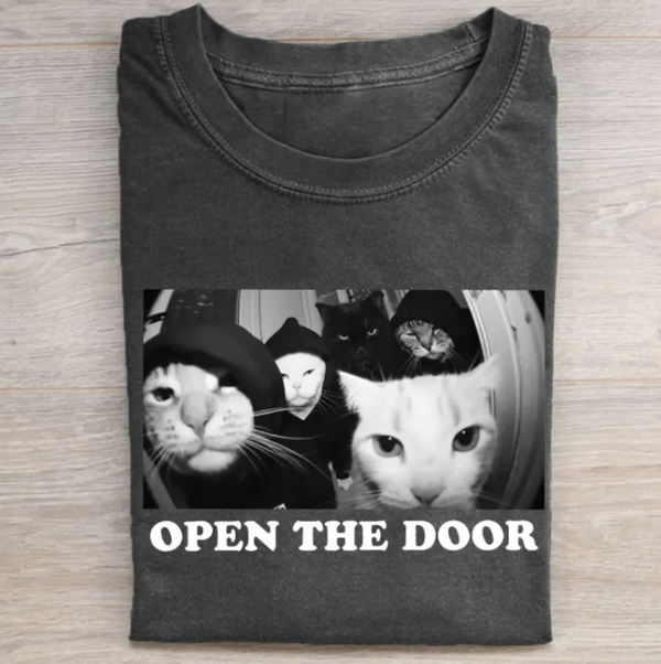 Funny Cat Gang T-shirt