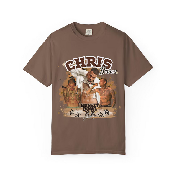 Chris Brown Breezy Bowl XX World Tour 90s Bootleg Unisex T-shirt